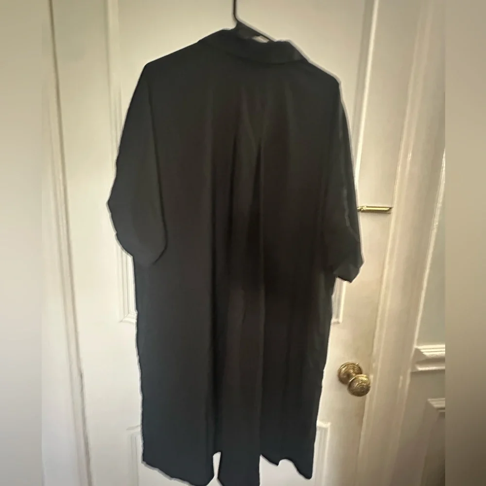 NIC + ZOE NWT Devon Shirtdress in onyx 1X - Picture 8 of 12
